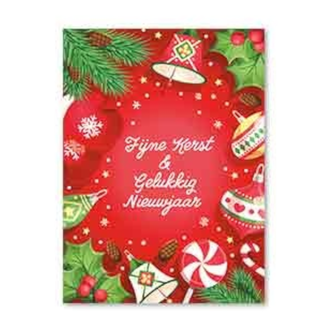 Artige Kaarten - Kerst, nieuwjaar - 8st. - KJB004 - 109x148mm