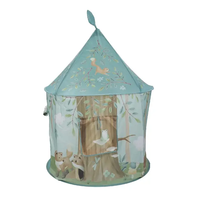 Little Dutch Speeltent - Forest friends - Blauw - 125x105cm - 2+