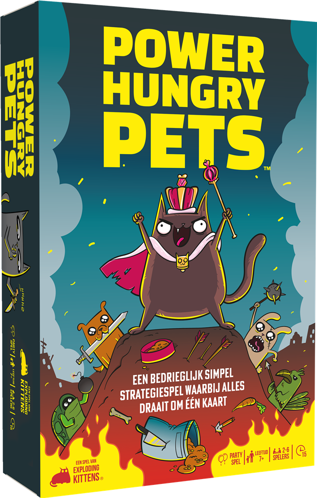 Spel - Kaartspel - Power hungry pets - 7+