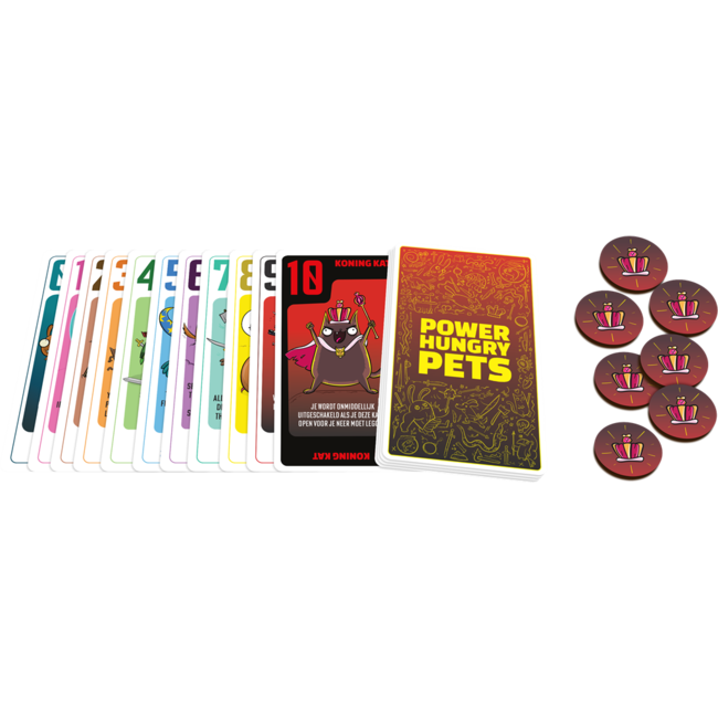 Spel - Kaartspel - Power hungry pets - 7+