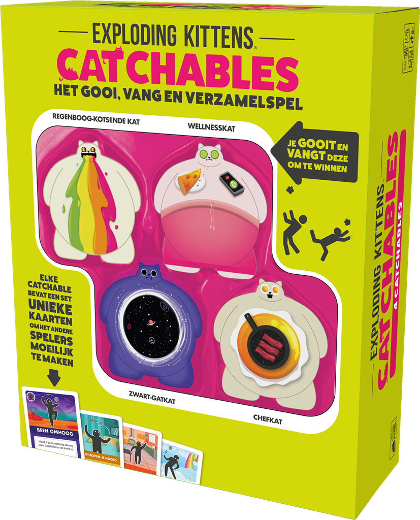 Spel - Exploding kittens - Catchables - Basisspel - 8+