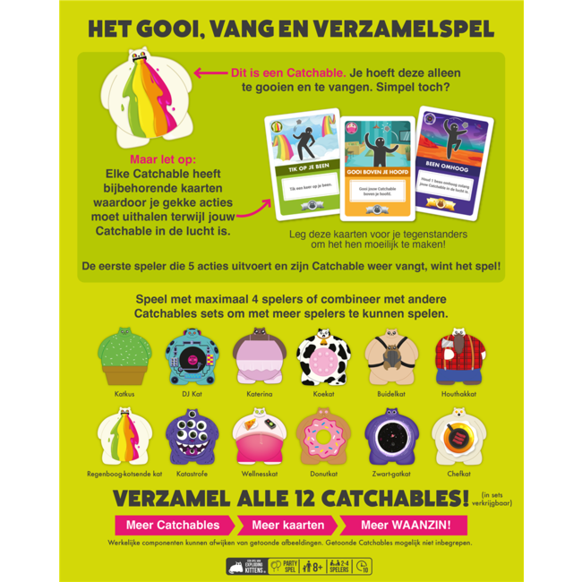 Asmodee Spel - Exploding kittens - Catchables - Basisspel - 8+