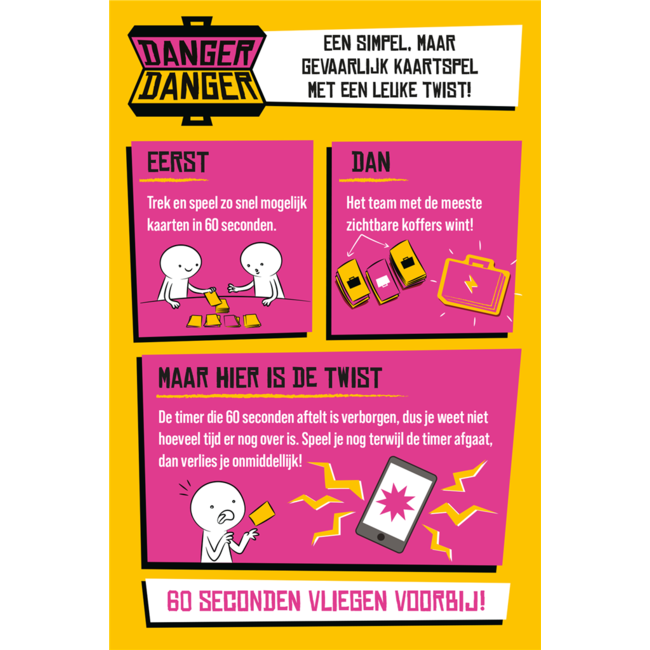 Asmodee Danger danger - Kaartspel - 7+