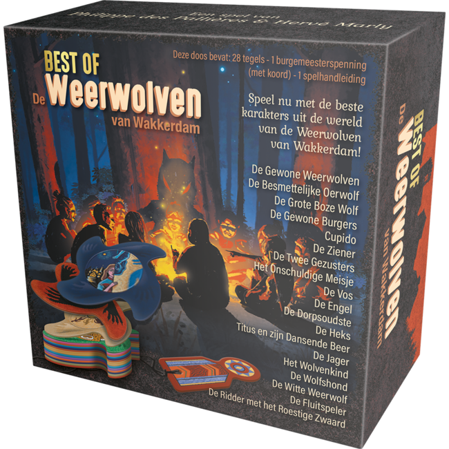 Asmodee Spel - De weerwolven van Wakkerdam - Best of - 10+