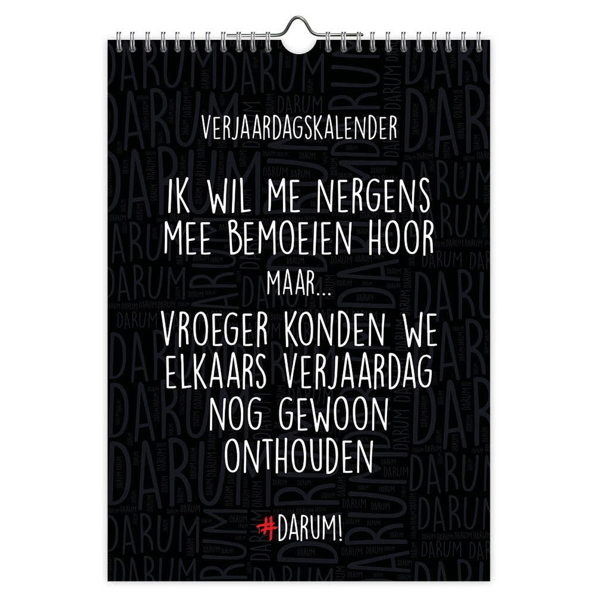 Verjaardagskalender - Darum