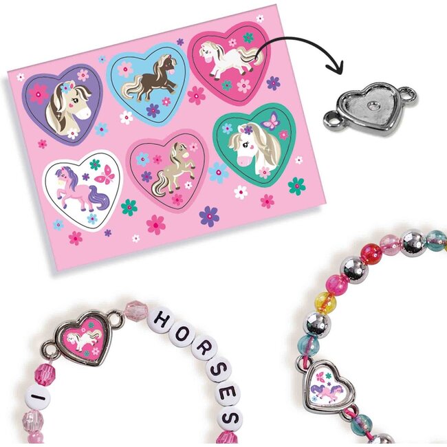 SES Knutselset - Kralen rijgen - Paarden