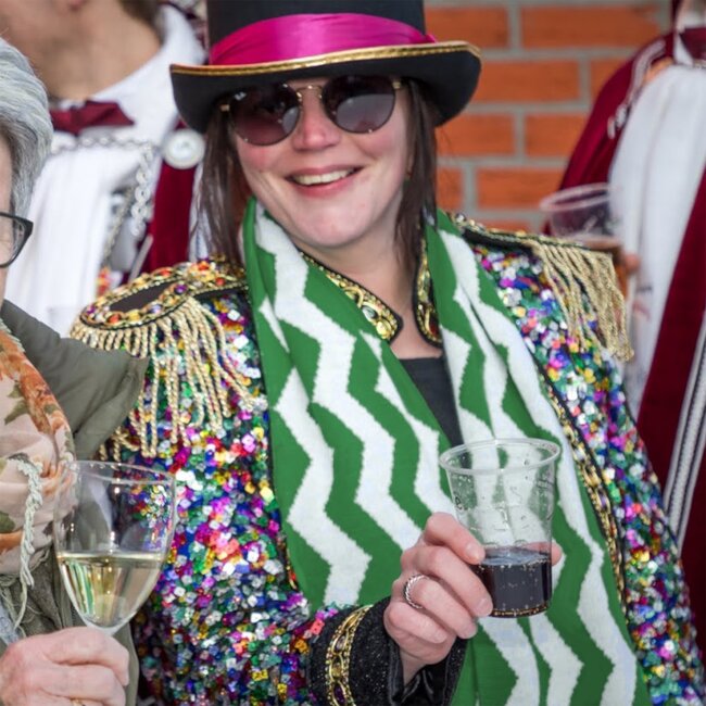 1234feest Sjaal - Westlandse vlag - 1,9m