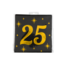 Paperdreams Servetten - 25 jaar - Goud, zwart - 33x33cm - 16st.