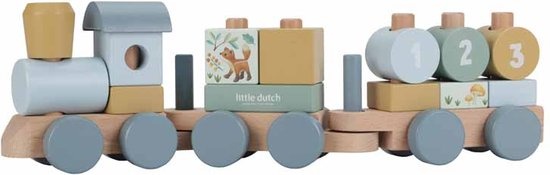 Blokkentrein - Farm friends - Hout