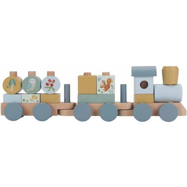Little Dutch Blokkentrein - Farm friends - Hout