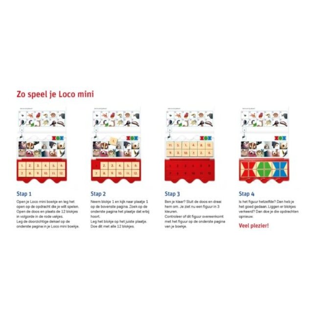 Loco Leerspellen Loco Mini - Boekje - Denkspelletjes - Groep 4 / leerjaar 2 -7/8 jaar