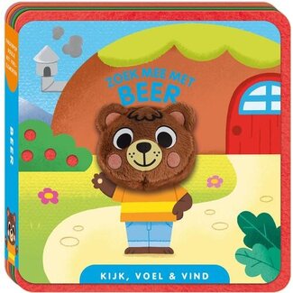 ImageGroup Boek - Vingerpopboek - Kijk, voel en vind - Zoek mee met beer