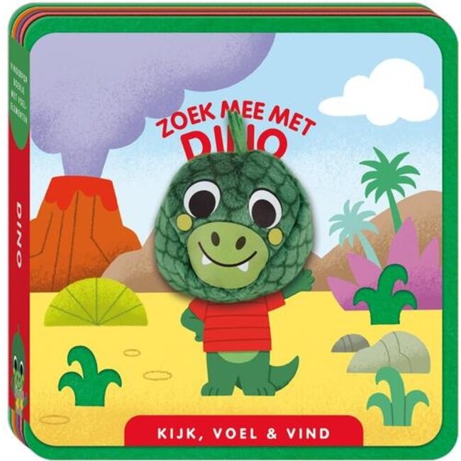 ImageBooks Boek - Vingerpopboek - Kijk, voel en vind - Zoek mee met dino