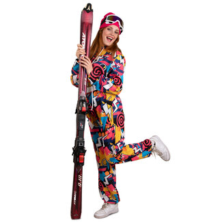 PartyXplosion Kostuum - Ski overall - Dames - S