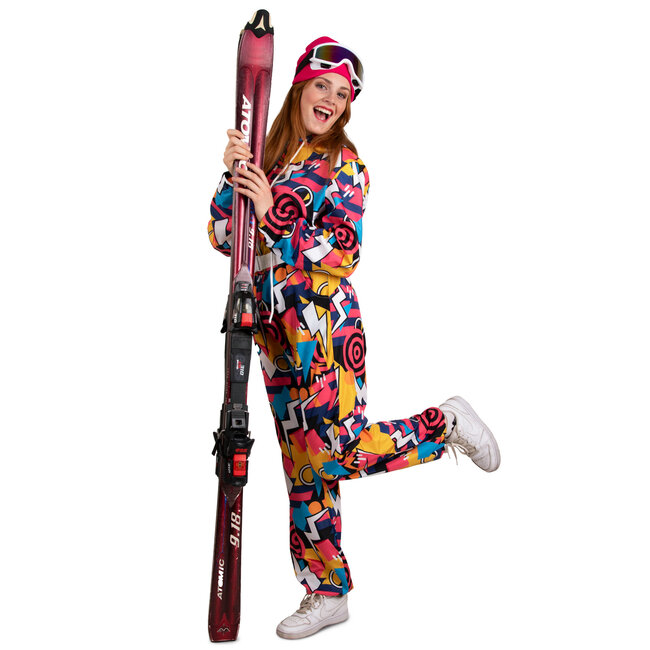PartyXplosion Kostuum - Ski overall - Dames - M