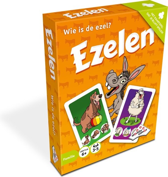 Spel - Kaartspel - Ezelen - 6+