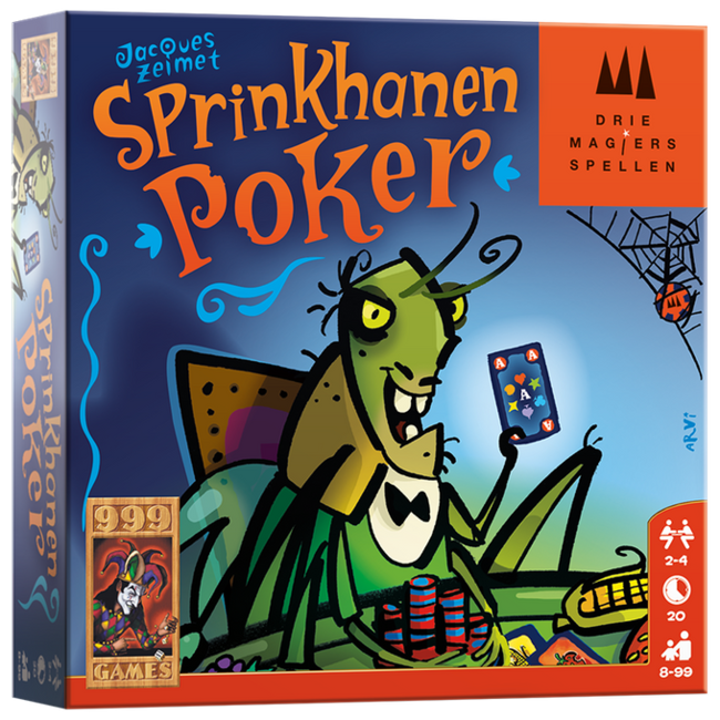 999 Games Spel - Kaartspel - Sprinkhanen poker - 8+