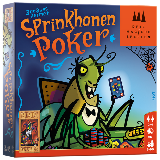 Spel - Kaartspel - Sprinkhanen poker - 8+
