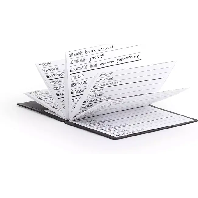 Boek - Wachtwoordenboekje - 8,6x11,2cm