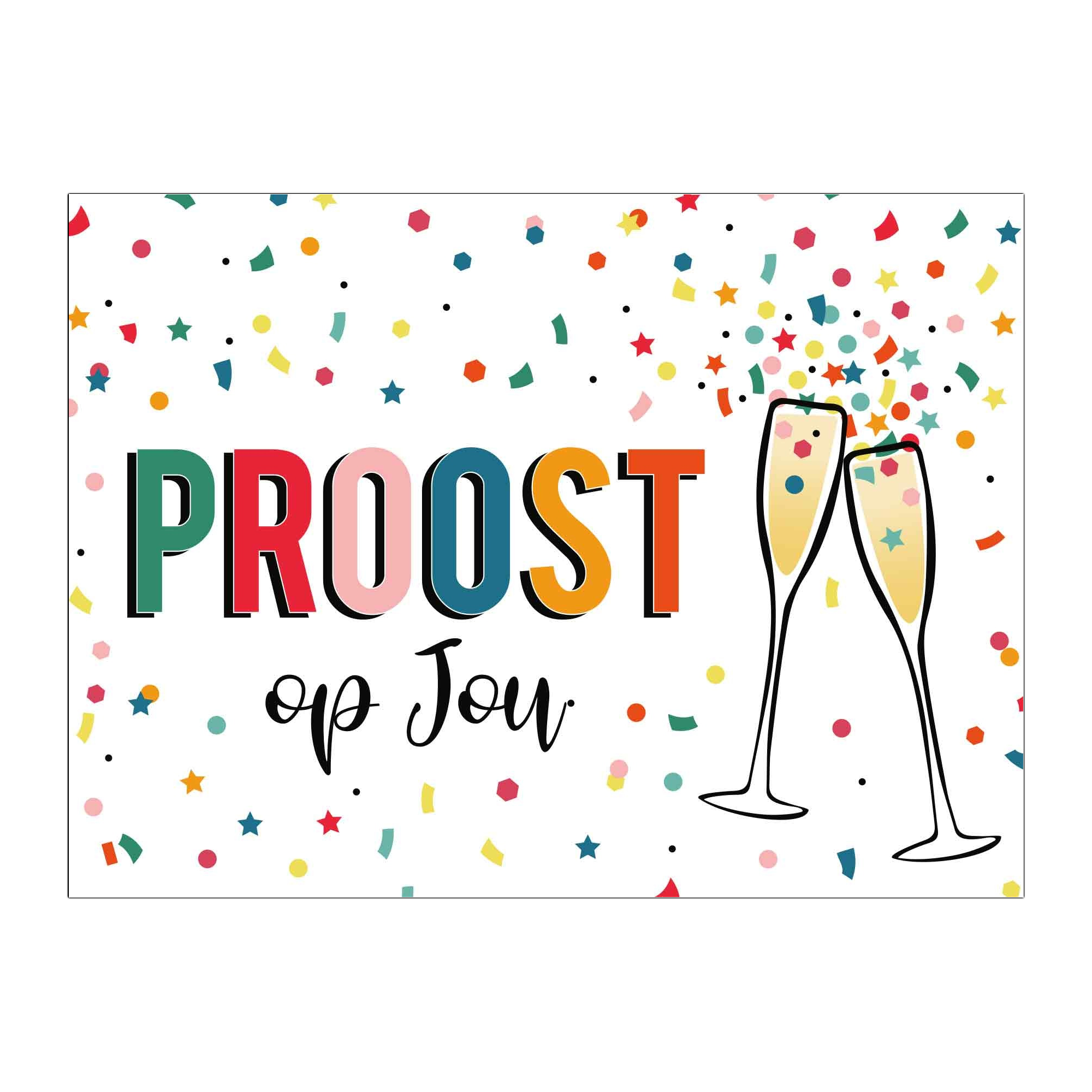 Kaart - Artige - Eyecandy - Proost op jou - EC55-D