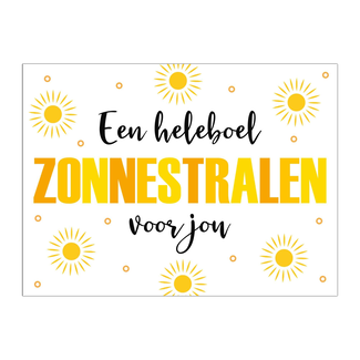 Artige Kaart - Eyecandy - Een heleboel zonnestralen voor jou - EC50-F