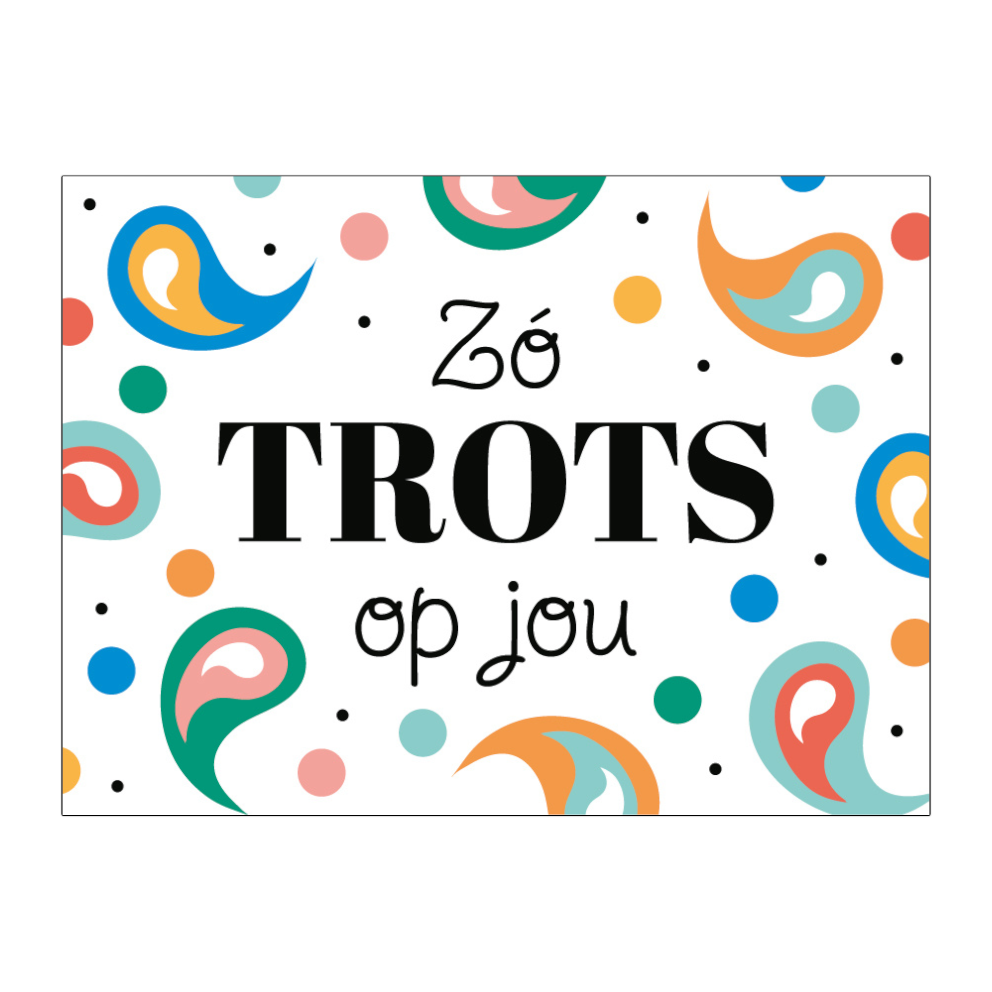 Kaart - Artige - Eyecandy - Zo trots op jou - EC34-D