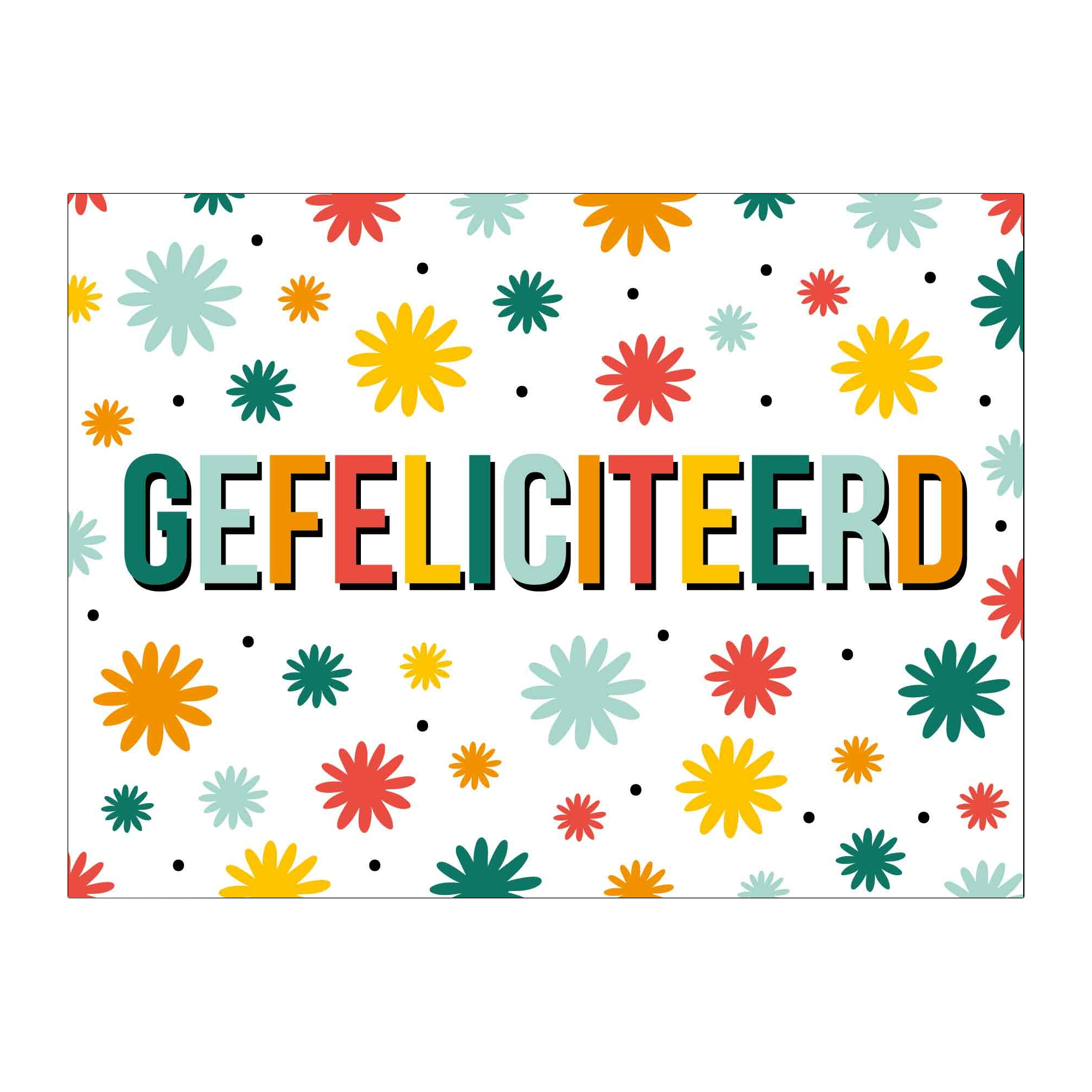 Kaart - Eyecandy - Gefeliciteerd - EC26 -D