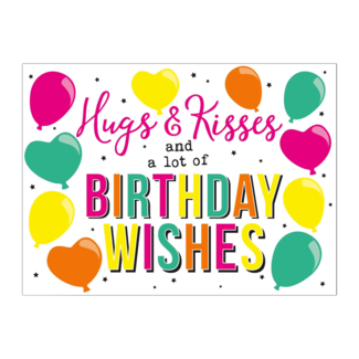 Artige Kaart - Eyecandy - Birthday wishes - EC22-B