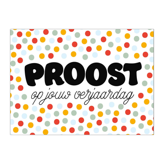 Artige Kaart - Eyecandy - Proost op jouw verjaardag - EC21-F