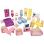 BigJigs Poppenhuis accessoires - Meubelset - 26dlg.