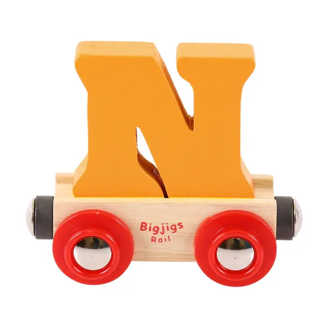 BigJigs Naamtrein - Letter N - Willekeurig geleverd