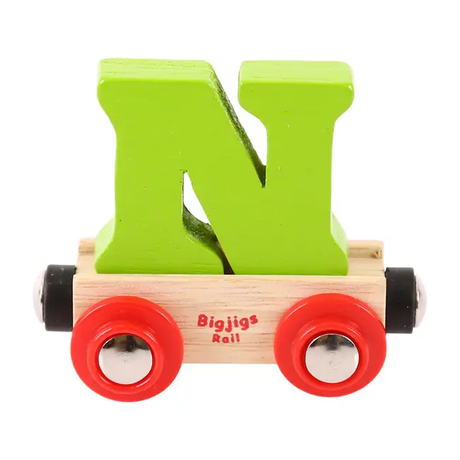 BigJigs Naamtrein - Letter N - Willekeurig geleverd