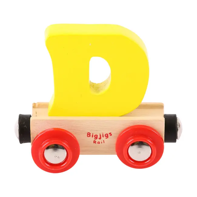 BigJigs Naamtrein - Letter D - Willekeurig geleverd