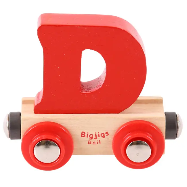 BigJigs Naamtrein - Letter D - Willekeurig geleverd