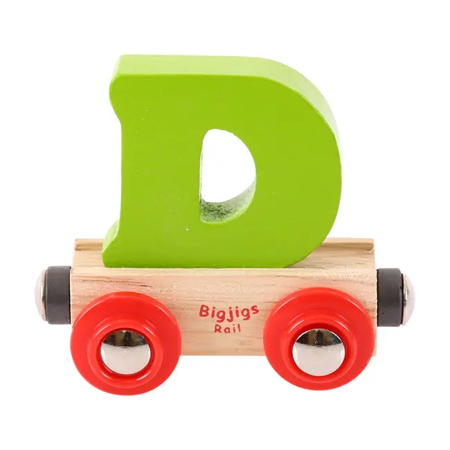 BigJigs Naamtrein - Letter D - Willekeurig geleverd
