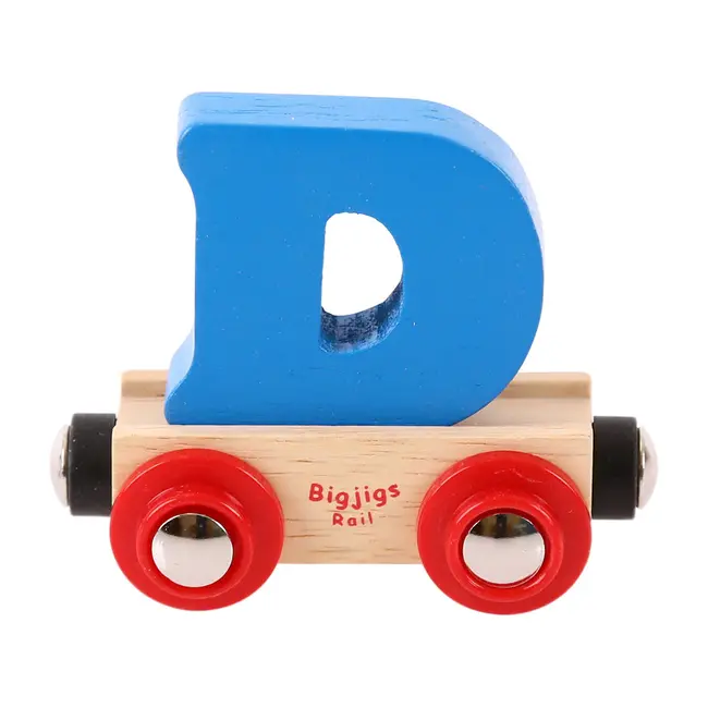 BigJigs Naamtrein - Letter D - Willekeurig geleverd