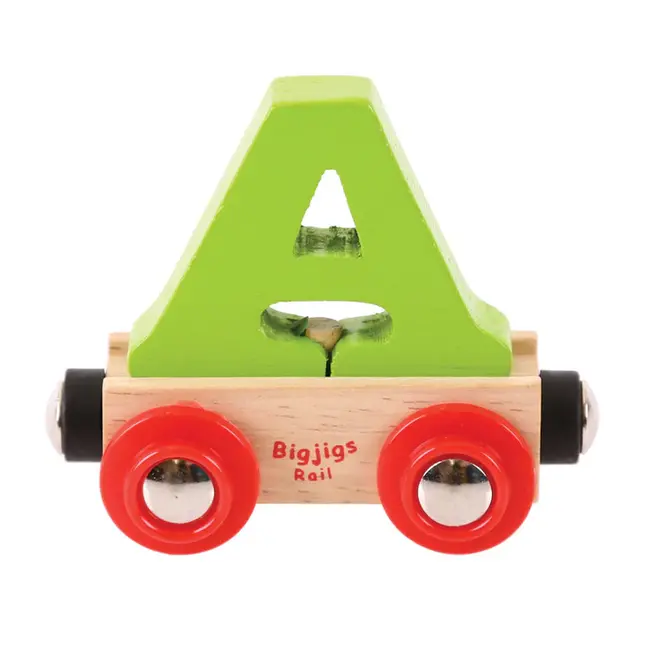 BigJigs Naamtrein - Letter A - Willekeurig geleverd