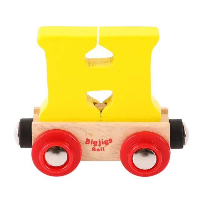 BigJigs Naamtrein - Letter H - Willekeurig geleverd