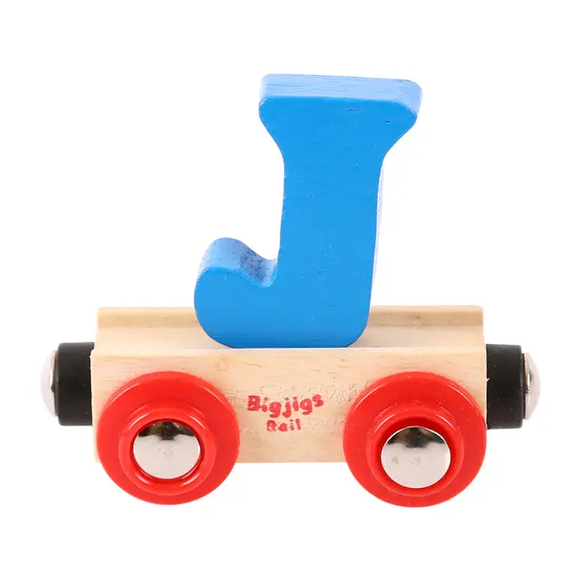 BigJigs Naamtrein - Letter J - Willekeurig geleverd