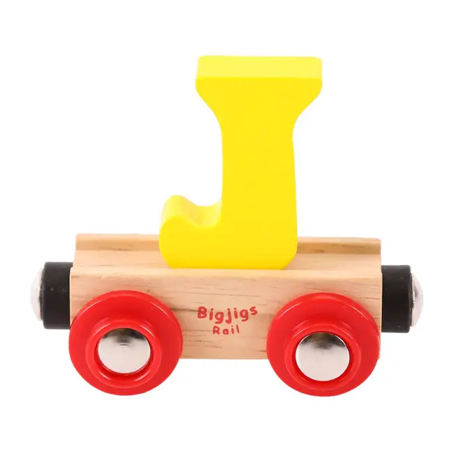 BigJigs Naamtrein - Letter J - Willekeurig geleverd