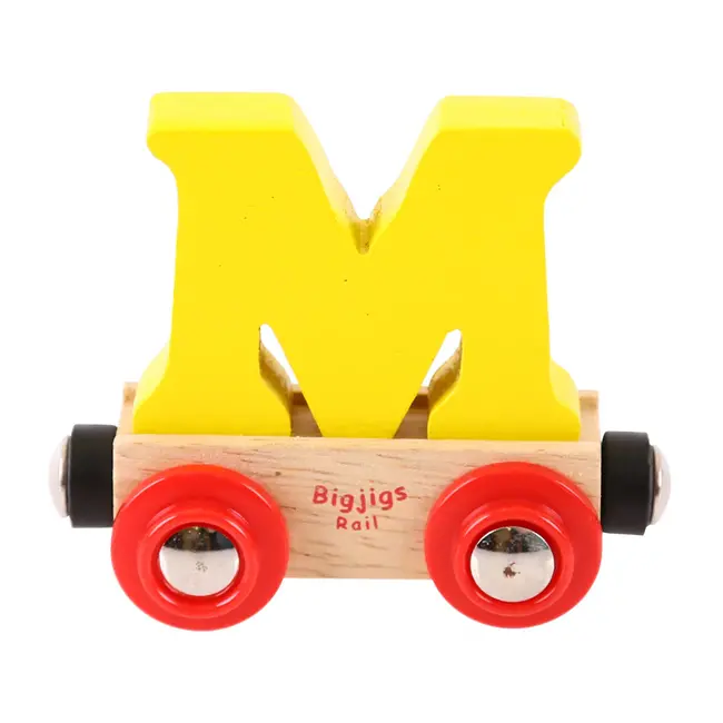 BigJigs Naamtrein - Letter M - Willekeurig geleverd