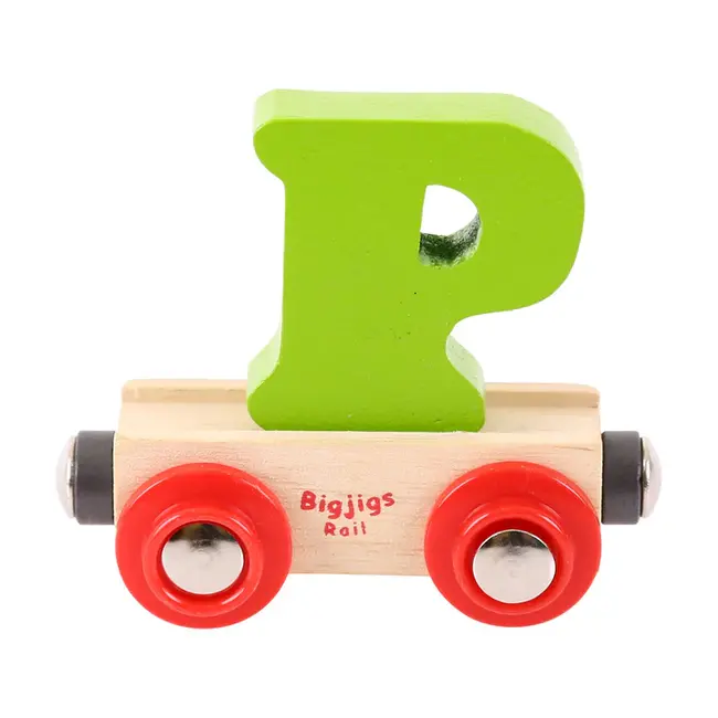 BigJigs Naamtrein - Letter P - Willekeurig geleverd