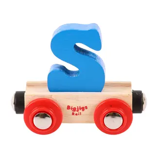 BigJigs Naamtrein - Letter S - Willekeurig geleverd
