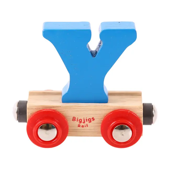 BigJigs Naamtrein - Letter Y - Willekeurig geleverd