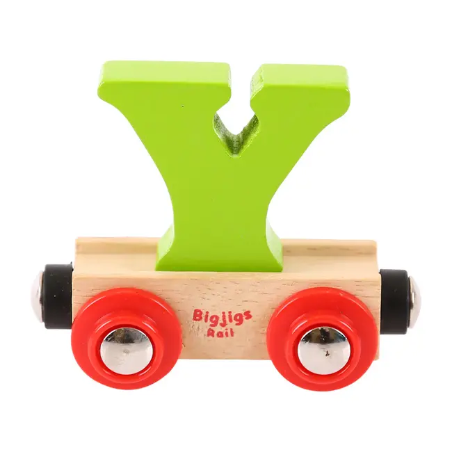 BigJigs Naamtrein - Letter Y - Willekeurig geleverd