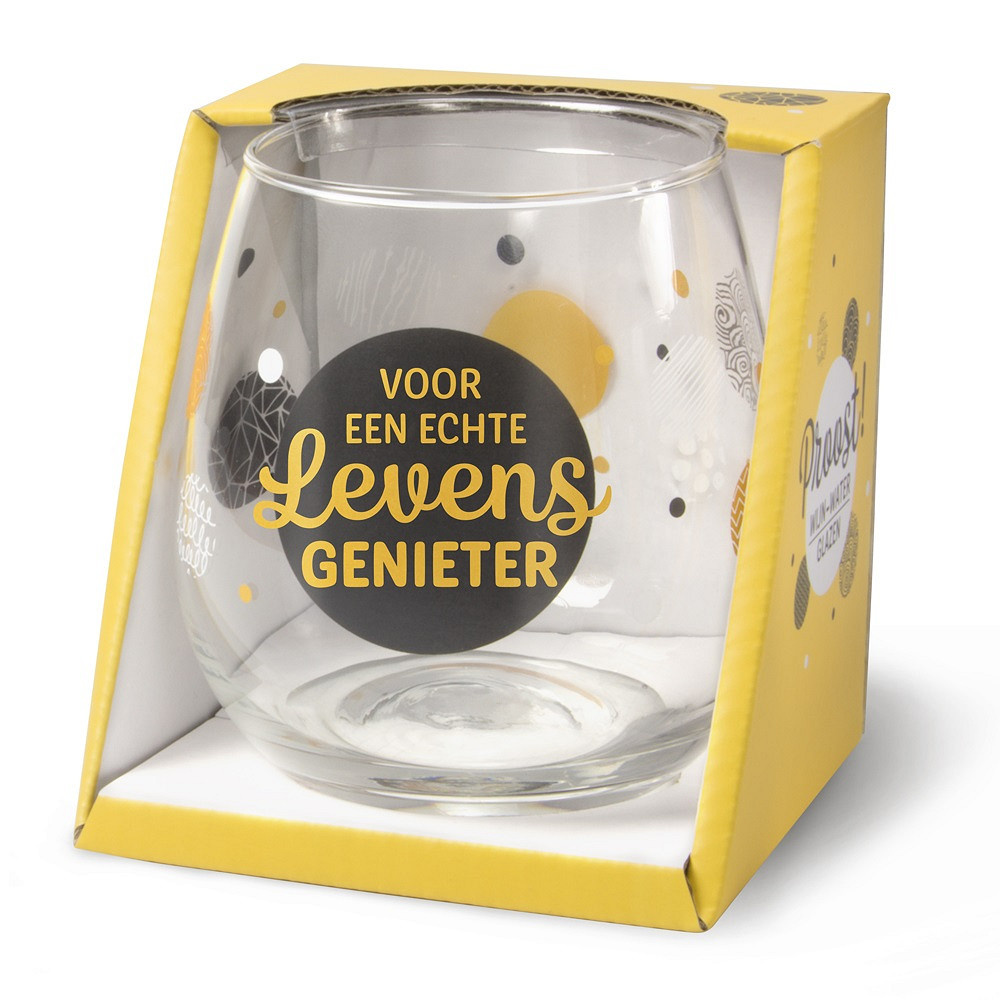 Glas - Water- & wijnglas - Levensgenieter