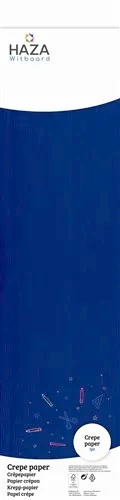 Crêpepapier - Marine blauw - 250x50cm