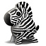 Eugy Bouwpakket - Eugy 3D - Wild dier - Zebra - 27st. - 6.2x4.4x6.8cm - Karton - 6+