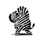 Eugy Bouwpakket - Eugy 3D - Wild dier - Zebra - 27st. - 6.2x4.4x6.8cm - Karton - 6+