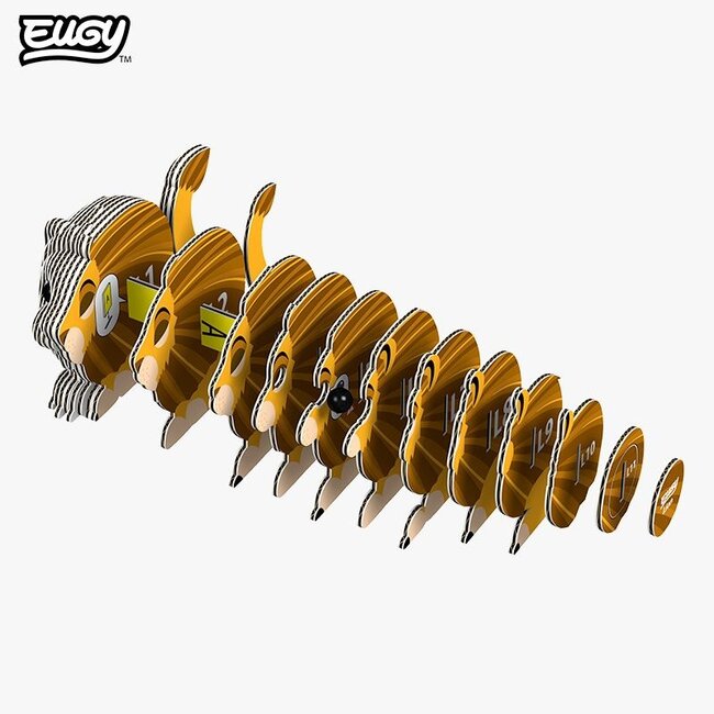 Eugy Bouwpakket - Eugy 3D - Wild dier - Leeuw - 23st. - 6,7x4,1x5,5cm - Karton - 6+